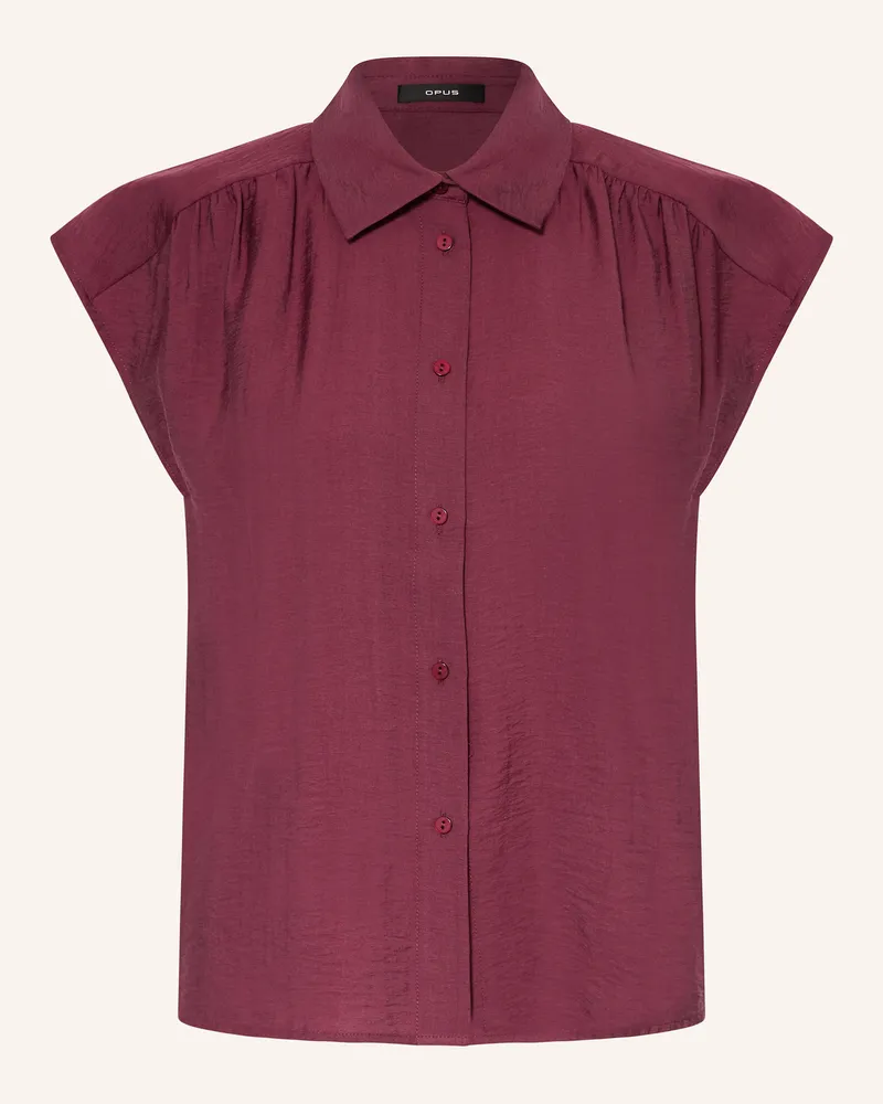 OPUS Hemdbluse FAIRI Dunkelrot