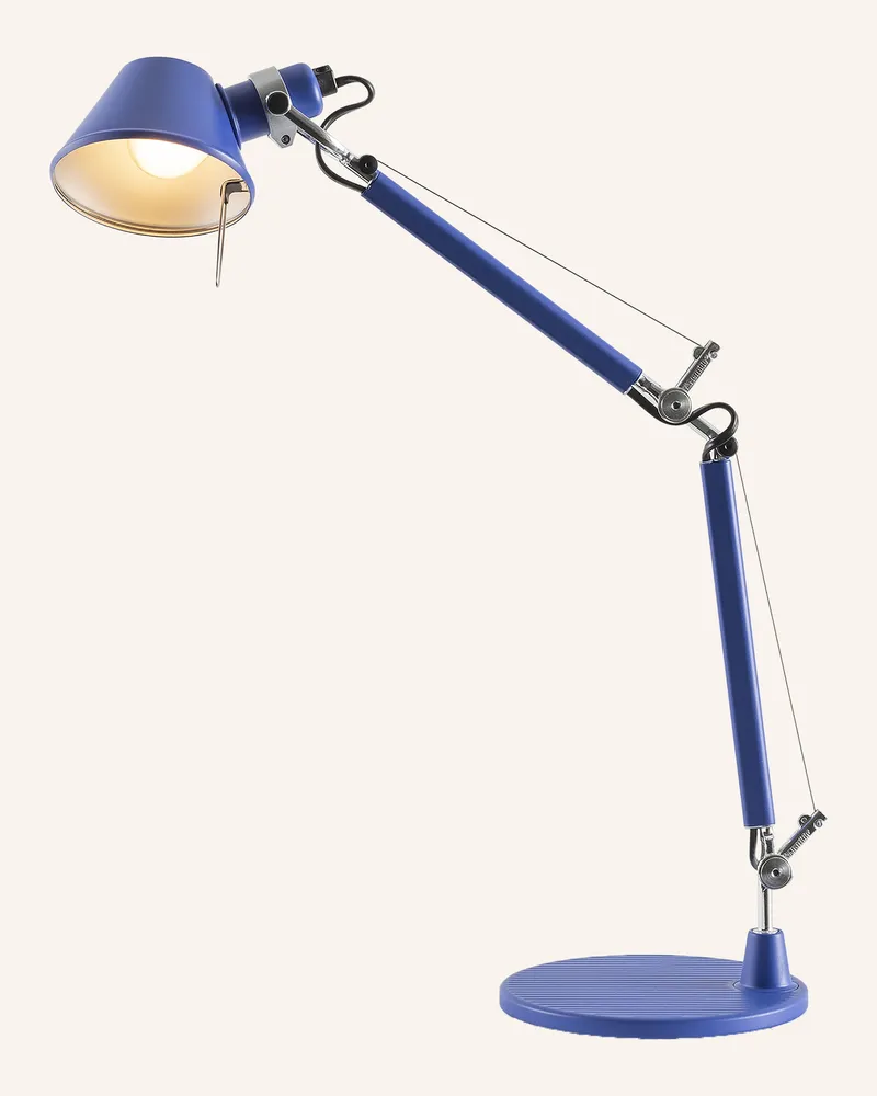 Artemide Tischleuchte Tolomeo Micro blau Blau