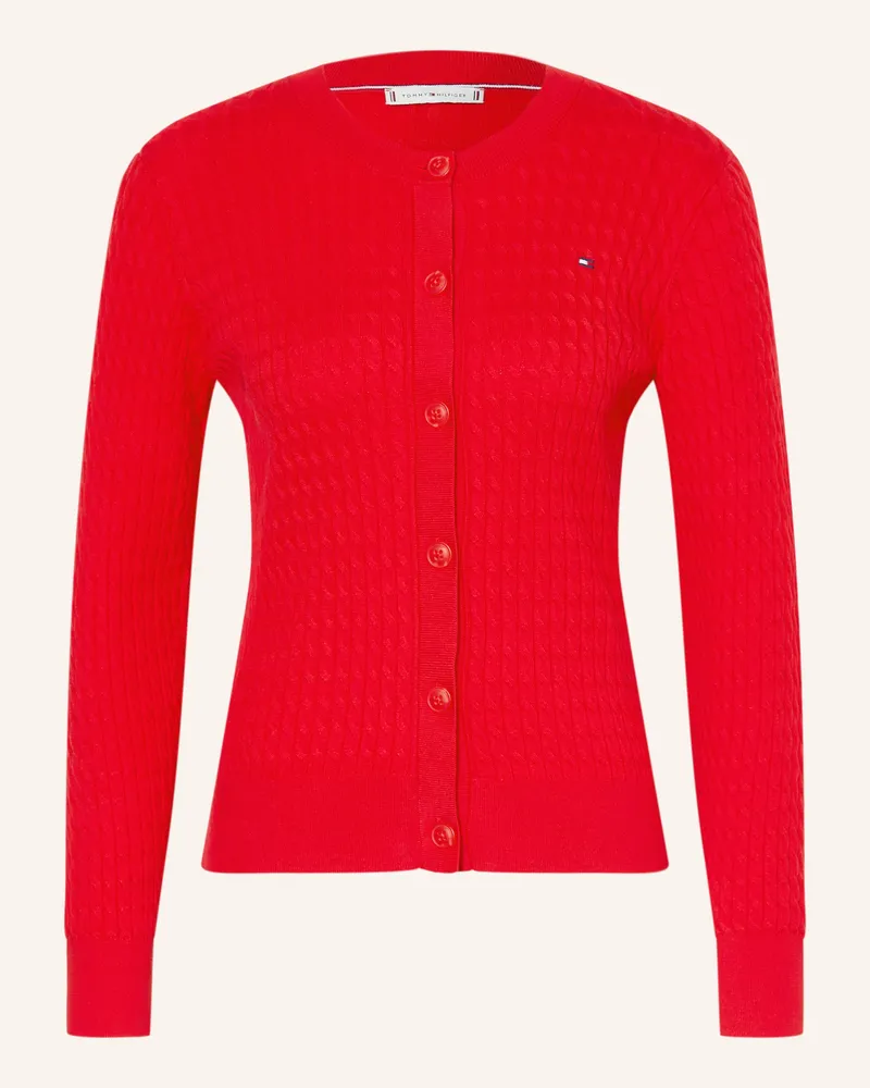 Tommy Hilfiger Strickjacke Rot