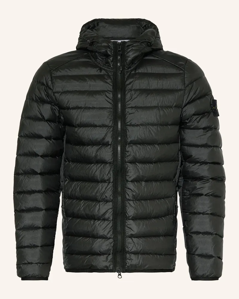 Stone Island Daunenjacke schwarz Schwarz