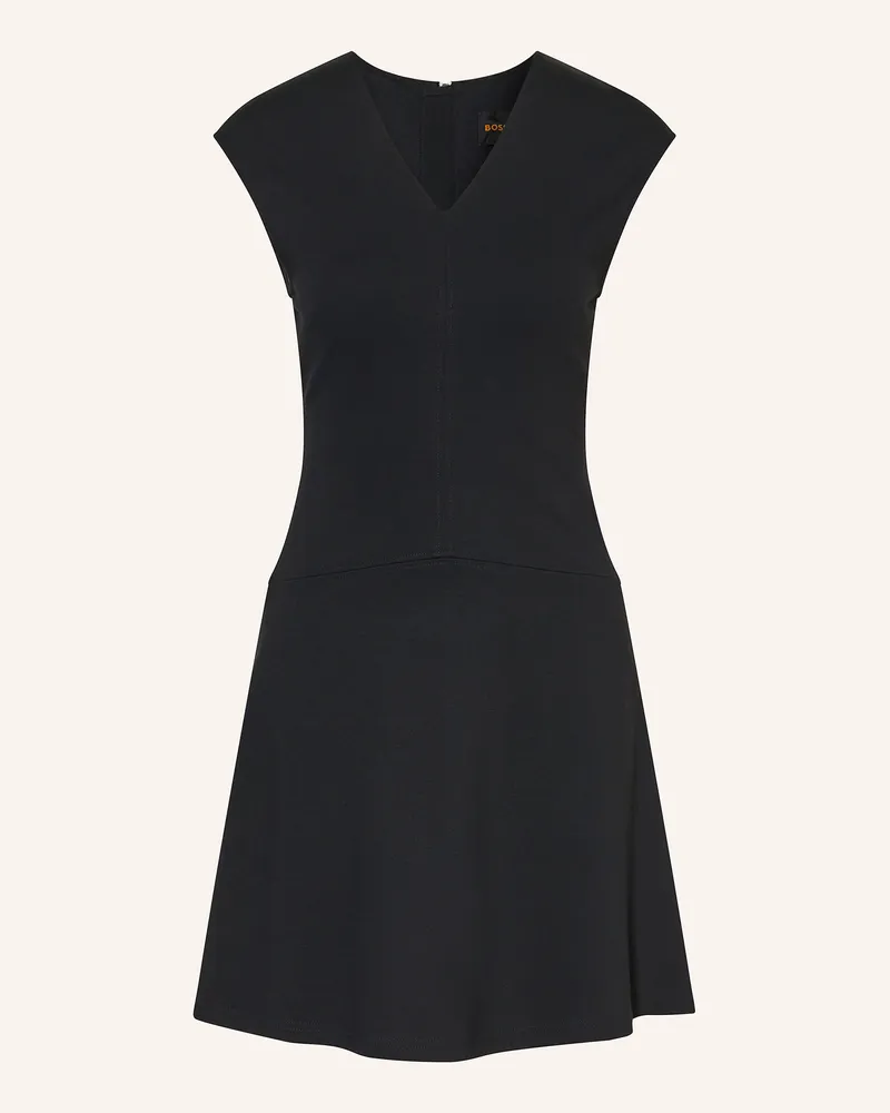 HUGO BOSS Etuikleid Duttina schwarz Schwarz
