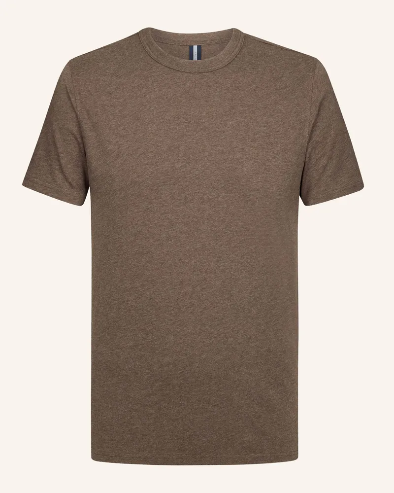 Profuomo T-Shirt braun Dunkelbraun