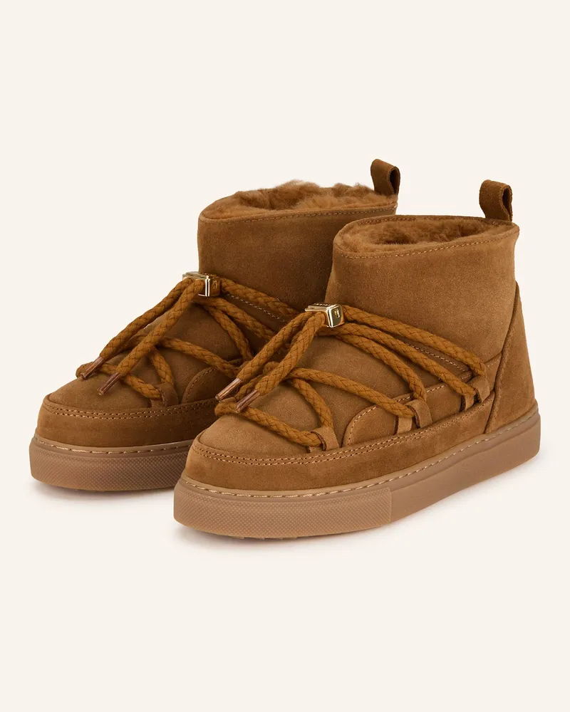 INUIKII Boots Classic Low braun Cognac