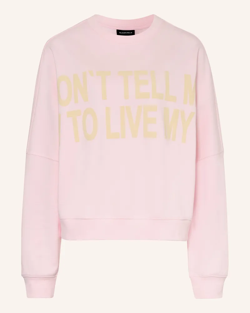 Elias Rumelis Sweatshirt Ikoria rosa Hellrosa
