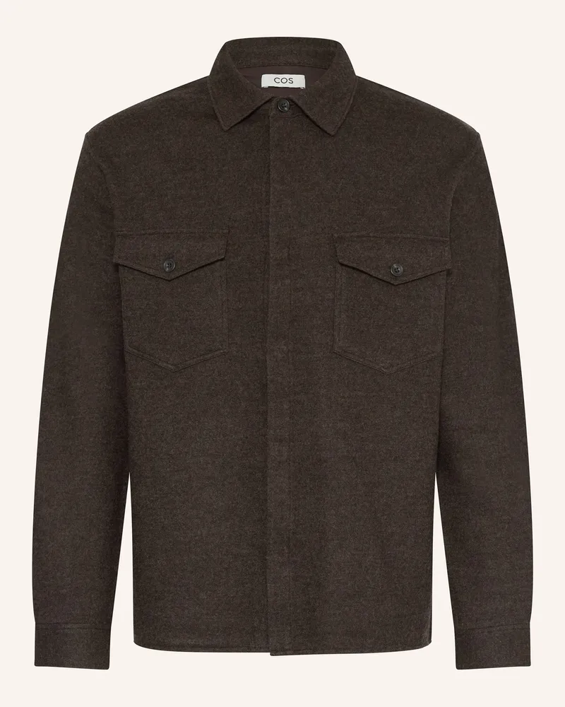 COS Overjacket Dunkelbraun