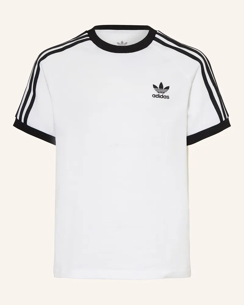 adidas T-Shirt ADICOLOR 3-STREIFEN Weiss