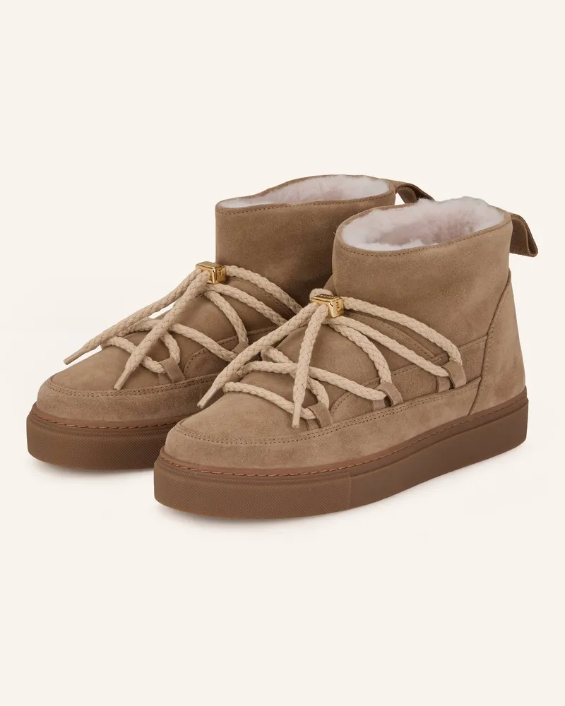 INUIKII Boots CLASSIC LOW Hellbraun