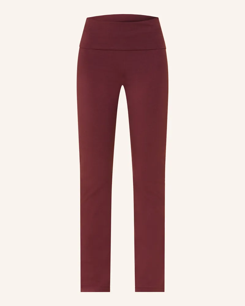 Mandala Yoga-Hose CLASSIC ROLLDOWN Dunkelrot