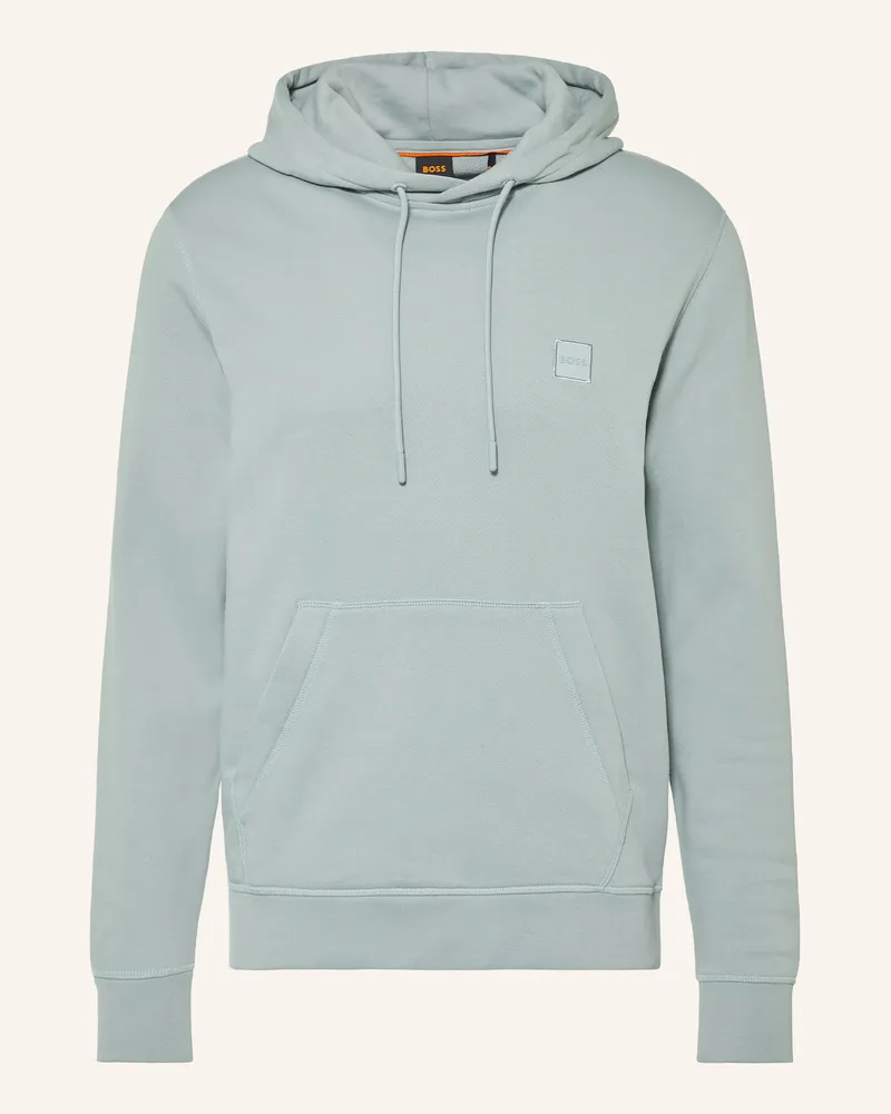 HUGO BOSS Hoodie Wetalk grau Blaugrau