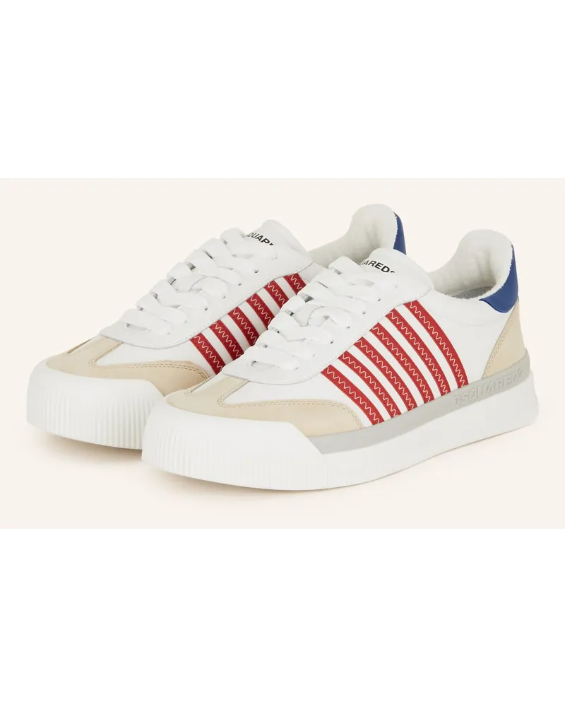 Dsquared2 Sneaker NEW JERSEY - WEISS/ ROT/ BLAU Weiss