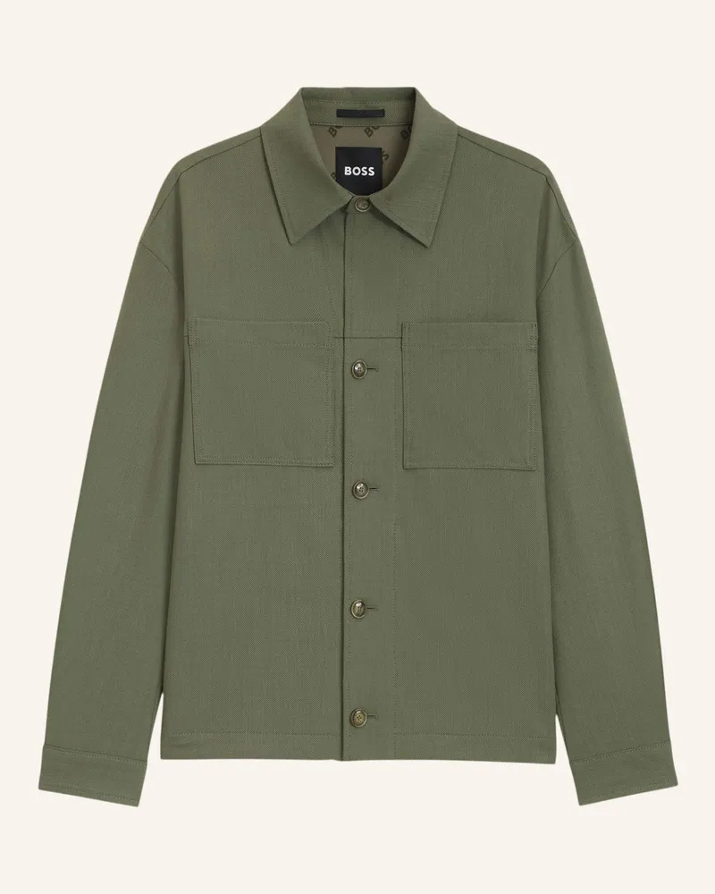 HUGO BOSS Blazer P-CRAIG-WG-253 Relaxed Fit Grün