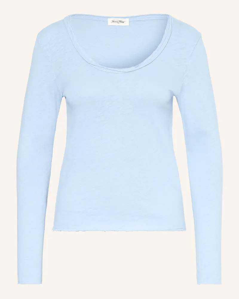 American Vintage Longsleeve SONOMA Hellblau