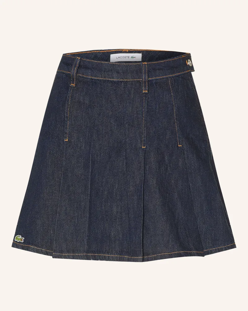 Lacoste Jeansrock blau Dunkelblau