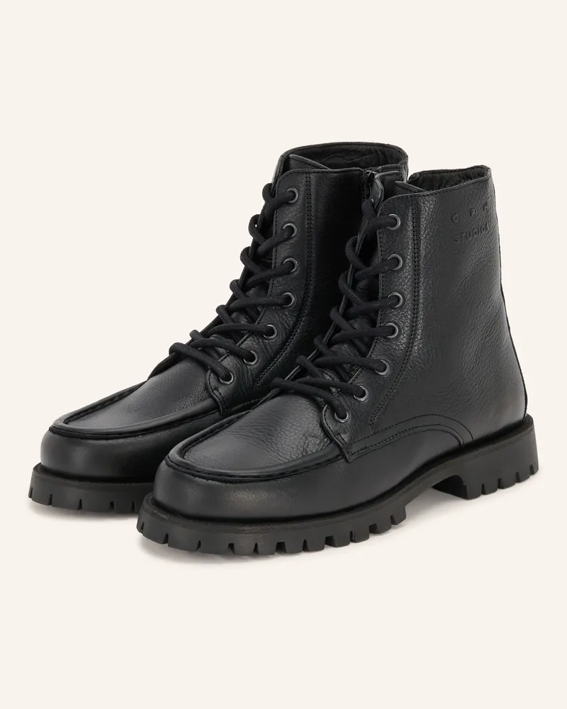Copenhagen Schnürboots cph849 schwarz Schwarz