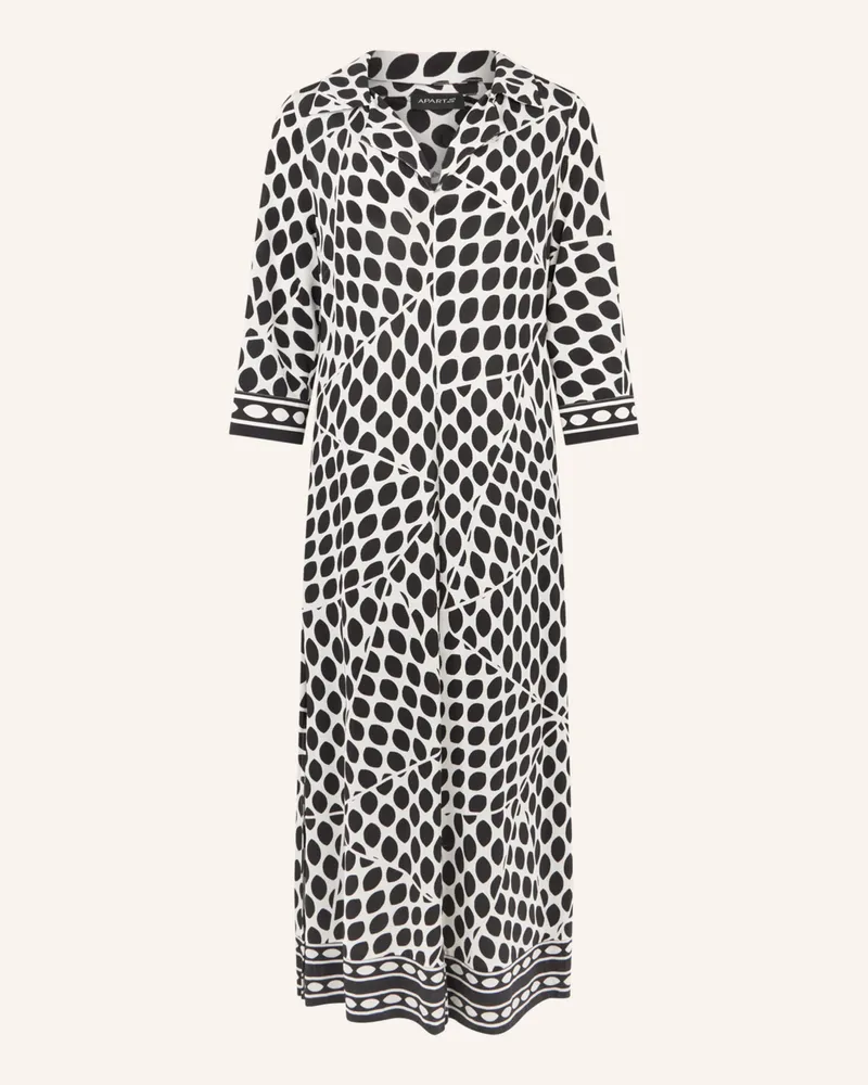 Apart Langes Jerseykleid schwarz Schwarz