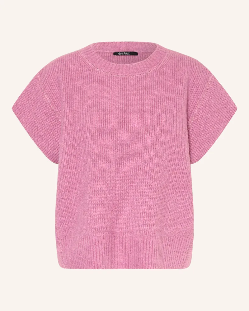 MARC AUREL Strickshirt Mit Glitzergarn pink Altrosa