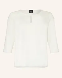 Marina Rinaldi Blusenshirt ANGIO im Materialmix Weiss