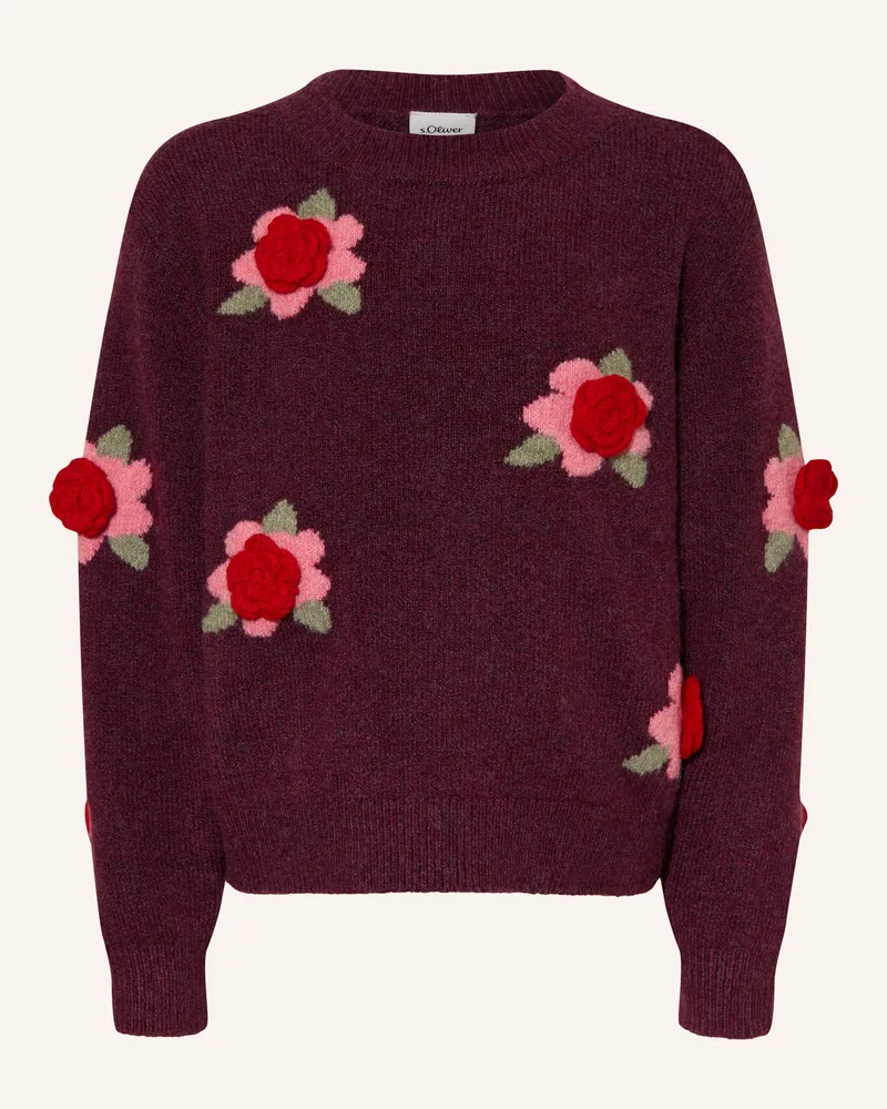 S.Oliver Pullover rot Fuchsia