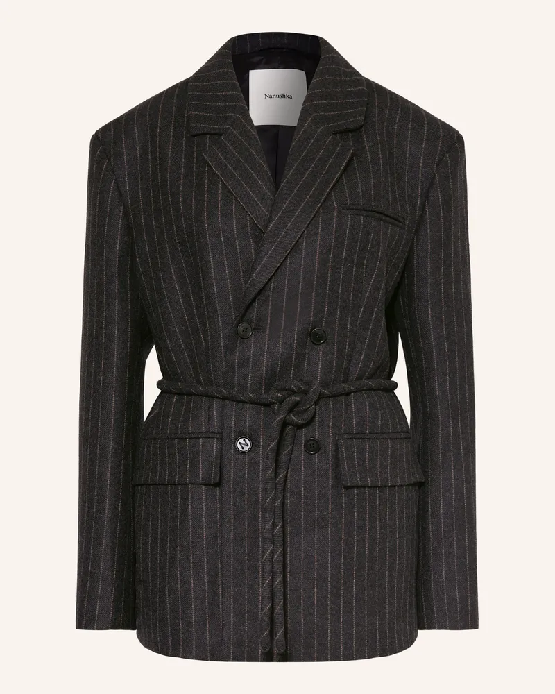 Nanushka Blazer OSONO Dunkelgrau