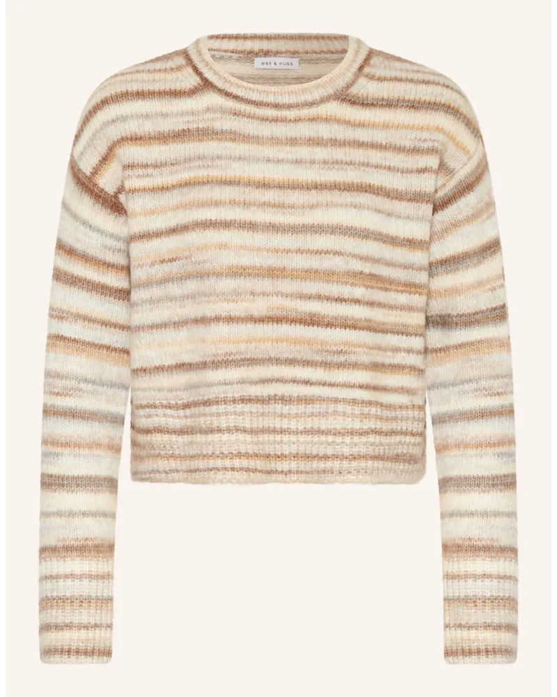 Mrs & HUGS Pullover Beige