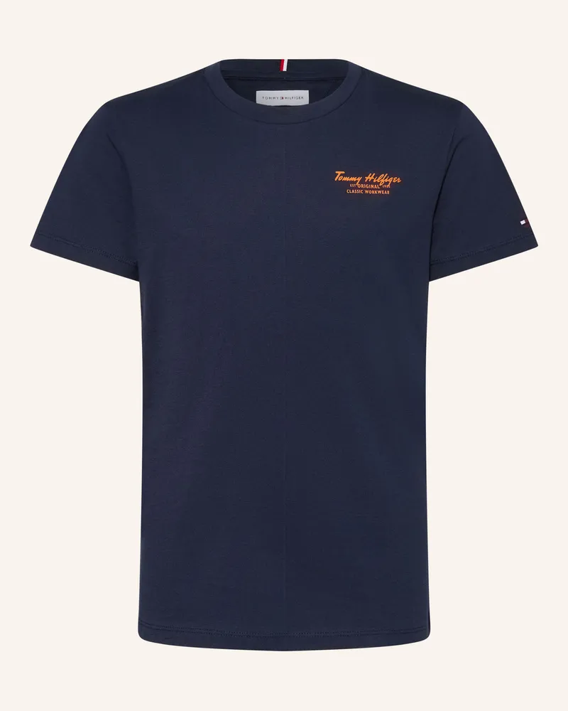 Tommy Hilfiger T-Shirt blau Dunkelblau