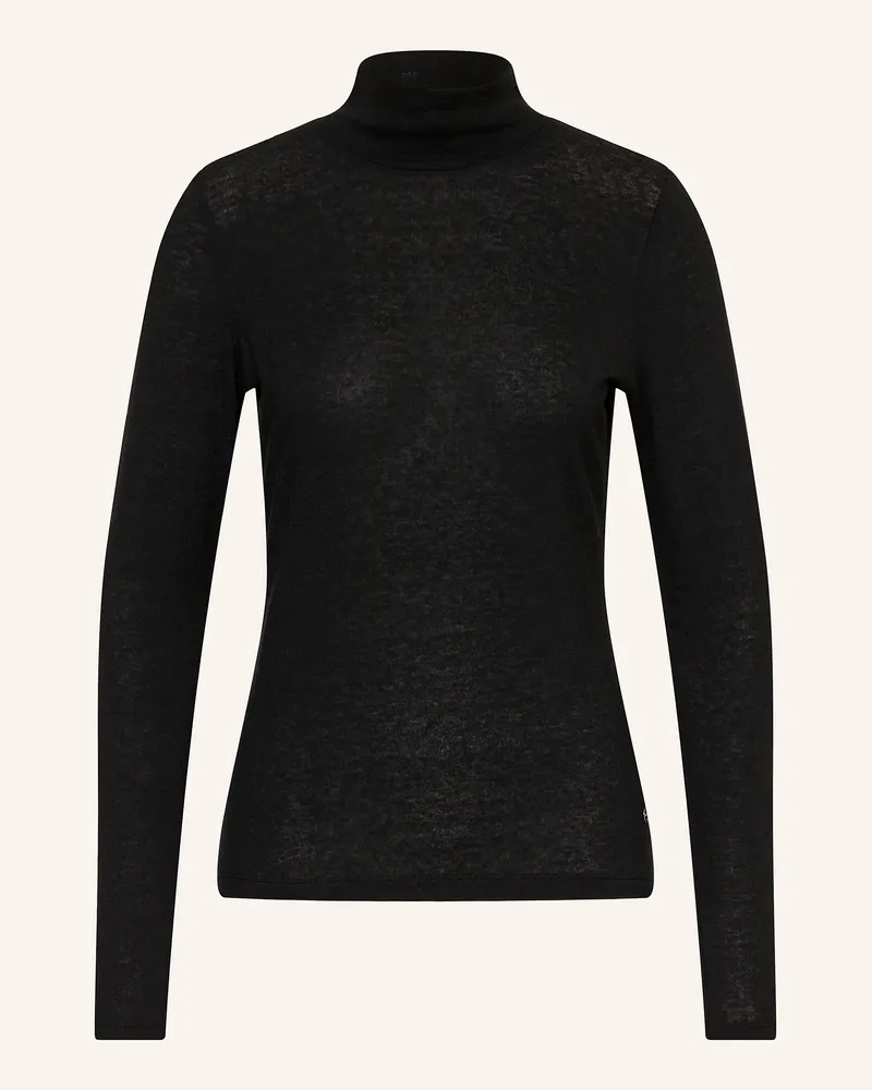 windsor. Langarmshirt Schwarz