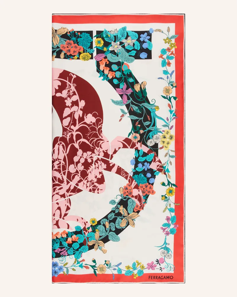 Ferragamo Seidentuch Ecru