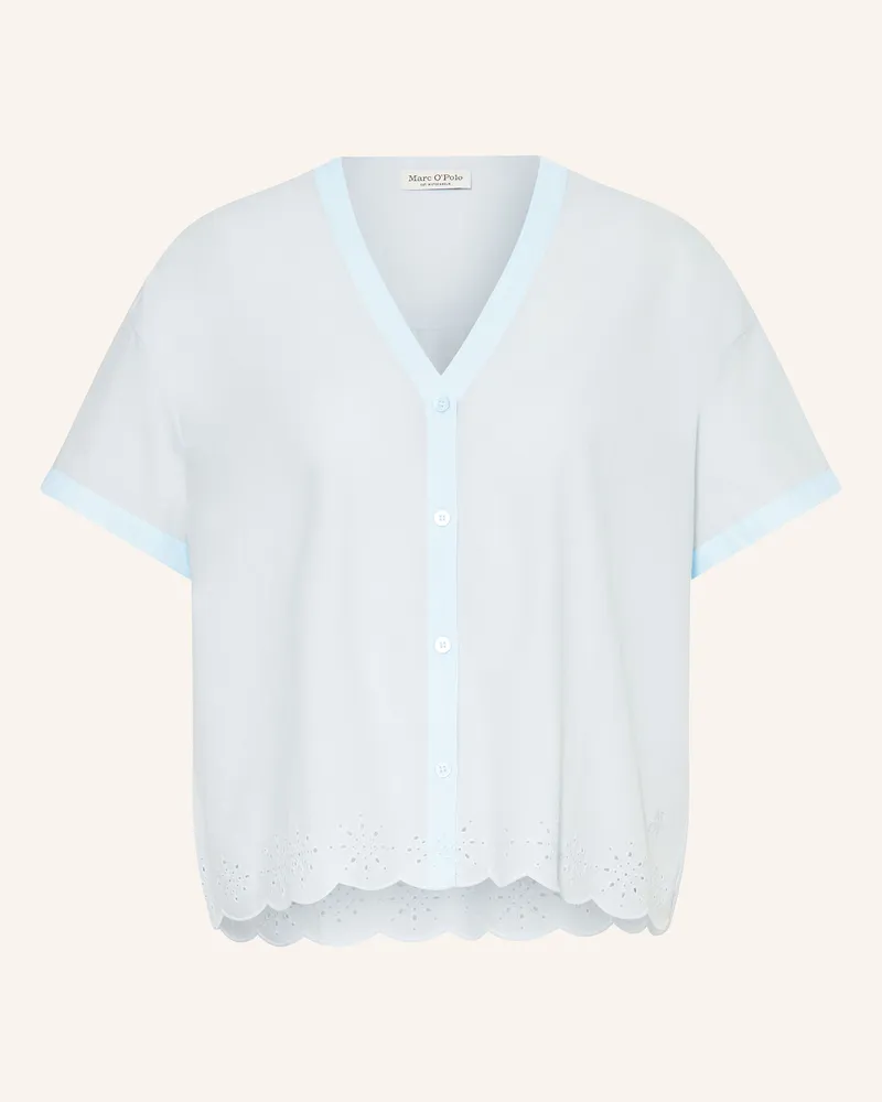 Marc O'Polo Schlafshirt Hellblau