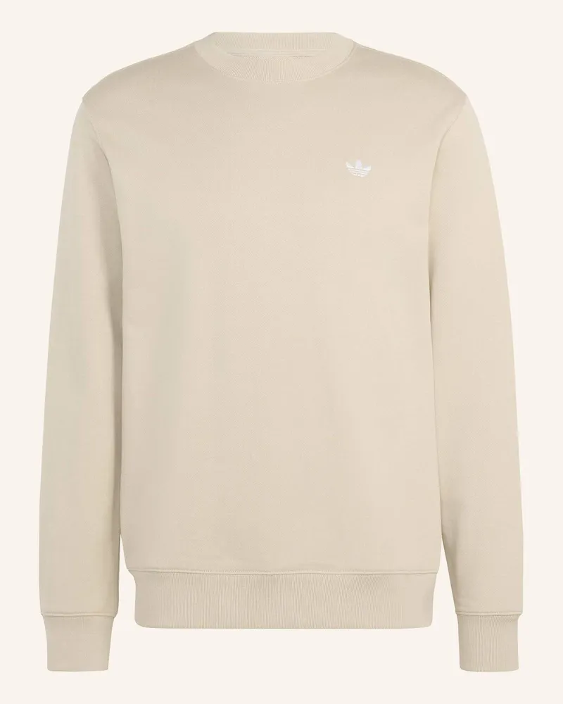 adidas Trefoil Essentials Crew French Terry Sweatshirt beige Beige