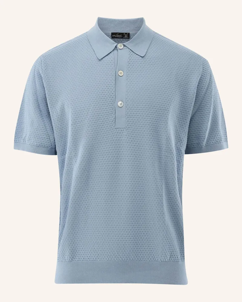 van Laack Poloshirt blau Hellblau