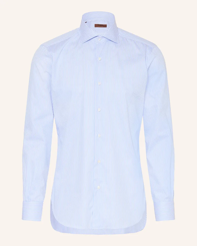 BARBA Hemd Slim Fit Hellblau