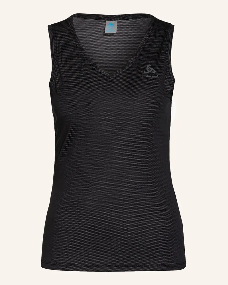 Odlo Funktionswäsche-Top Active F-Dry Light Eco schwarz Schwarz