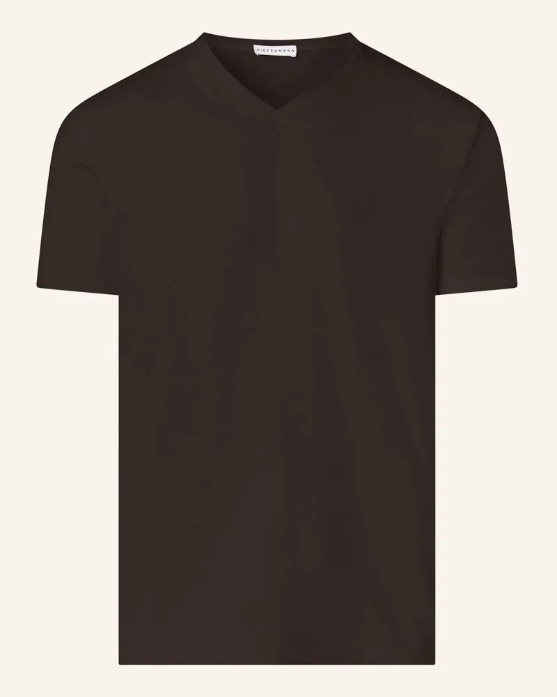 KIEFERMANN T-Shirt Hapes braun Dunkelbraun
