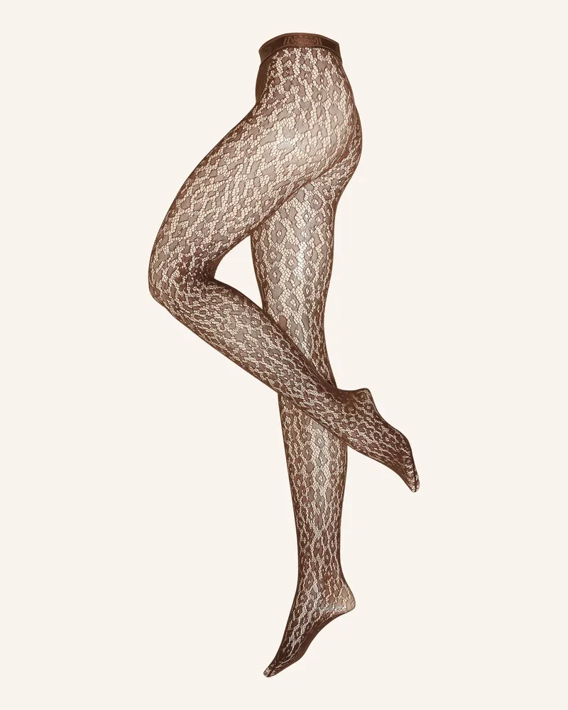 Wolford Feinstrumpfhose LEO LACE 4850