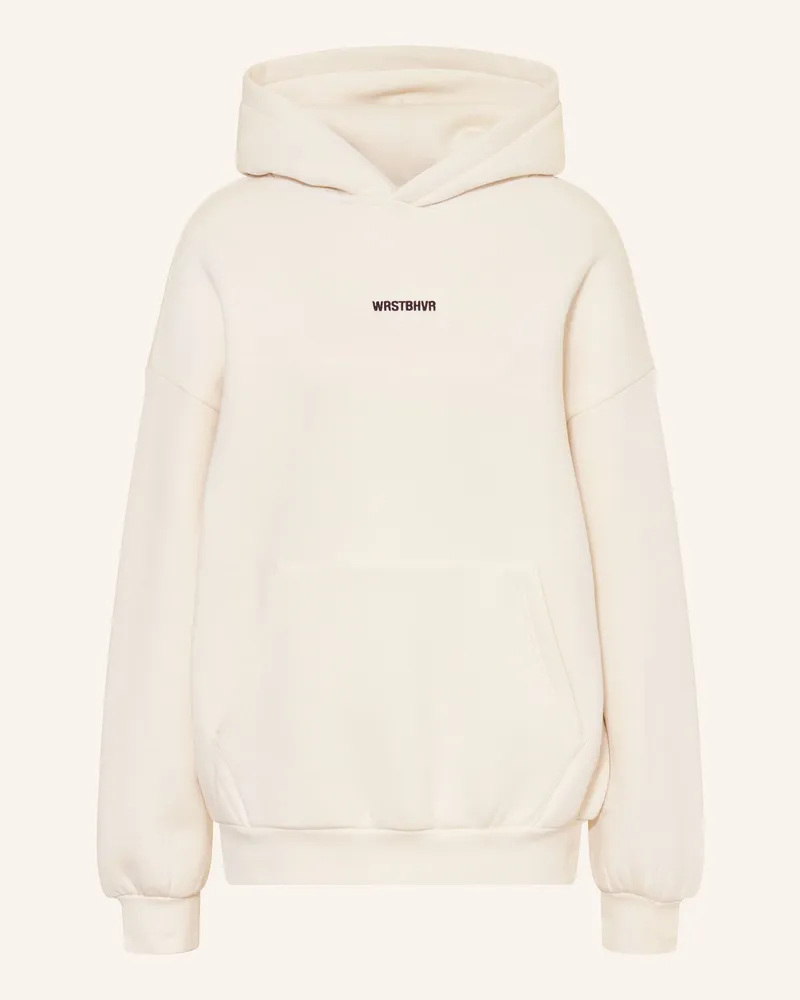 WRSTBHVR Oversized-Hoodie Garm v4 weiss Creme