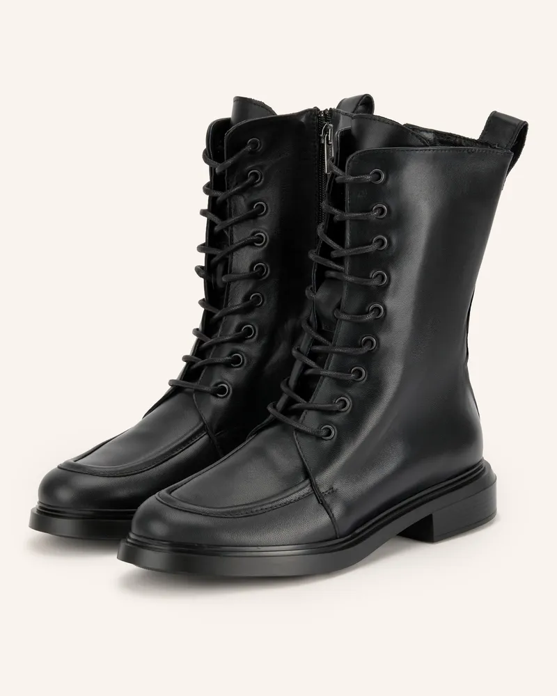 Darling Harbour Schnürboots schwarz Schwarz