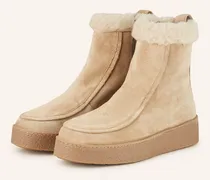 Plateau-Boots SIMONE - BEIGE