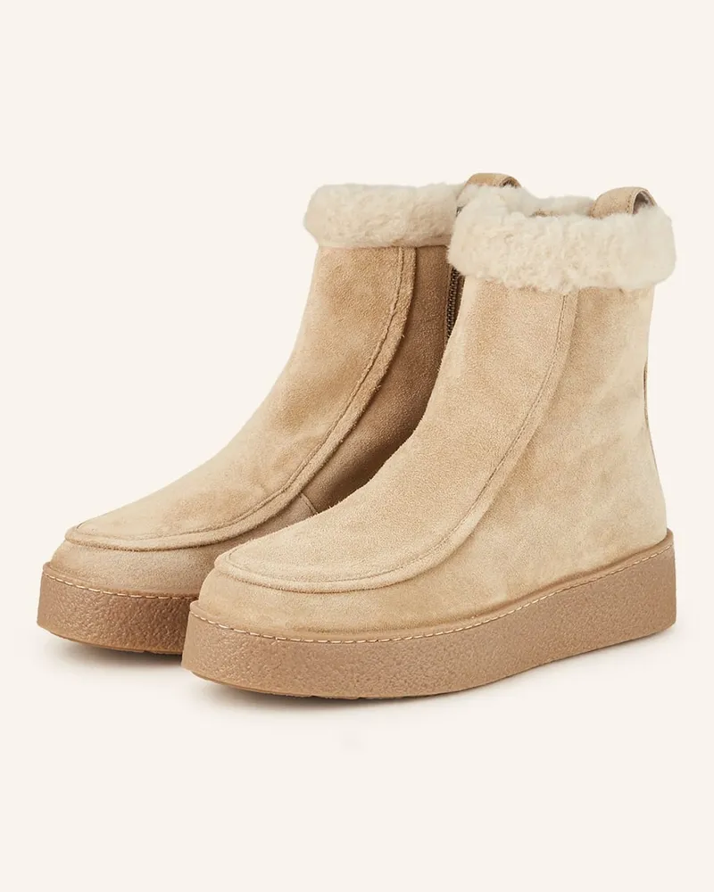 Flattered Plateau-Boots SIMONE - BEIGE Beige