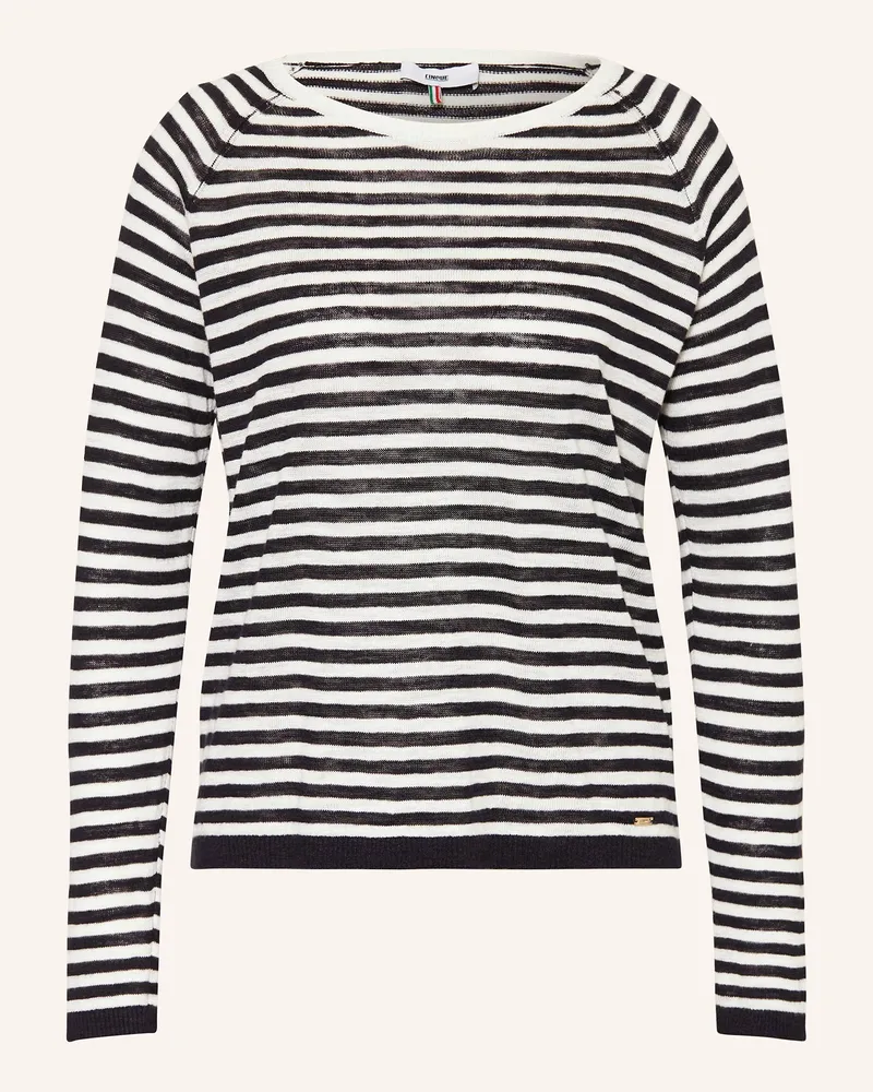 cinque Pullover CILINDA mit Leinen Dunkelblau