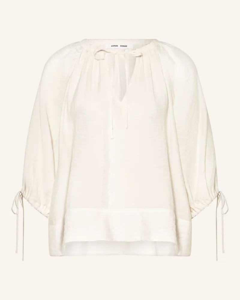 Samsøe & Samsøe Blusenshirt Sameteran weiss Creme
