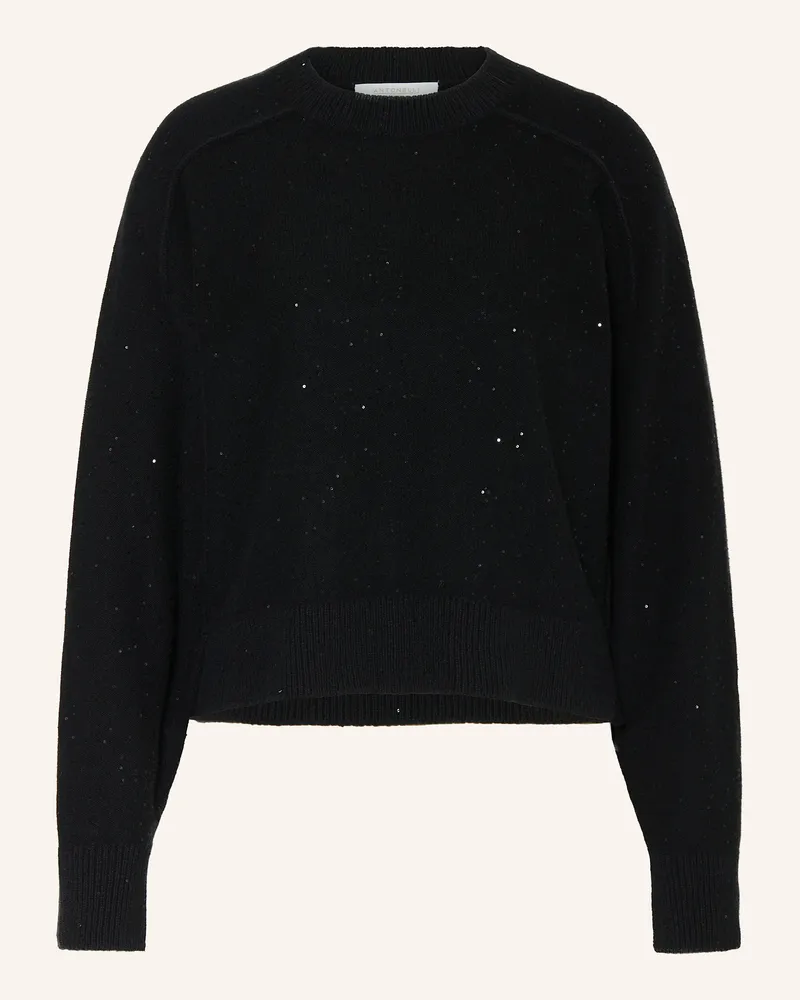 Antonelli Firenze Pullover CRASSO mit Pailletten Schwarz