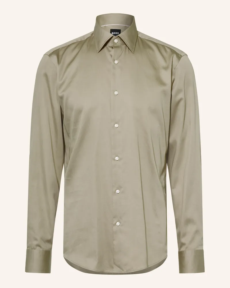 HUGO BOSS Hemd Joe Regular Fit beige Beige