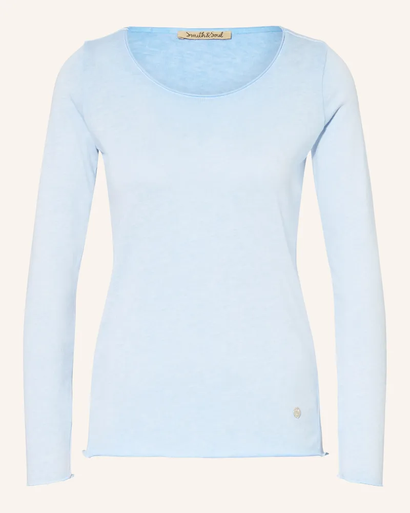 Smith & Soul Longsleeve blau Hellblau