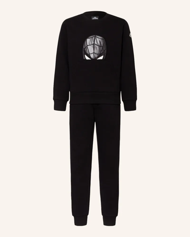 Moncler Set: Sweatshirt und Sweatpants Schwarz