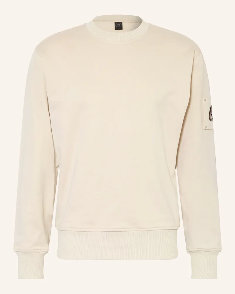 Moose Knuckles Sweatshirt Hartsfield beige Hellgrau