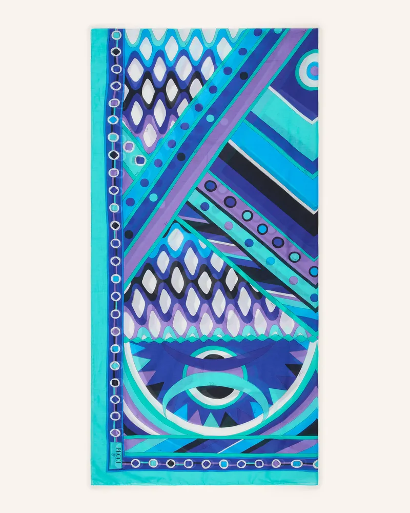 Emilio Pucci Tuch blau Dunkelblau