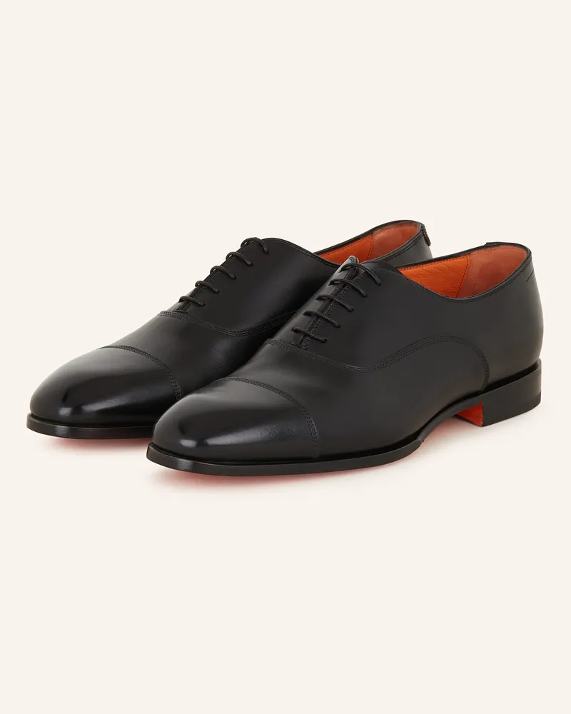 Santoni Schnürer ARCHIE Schwarz