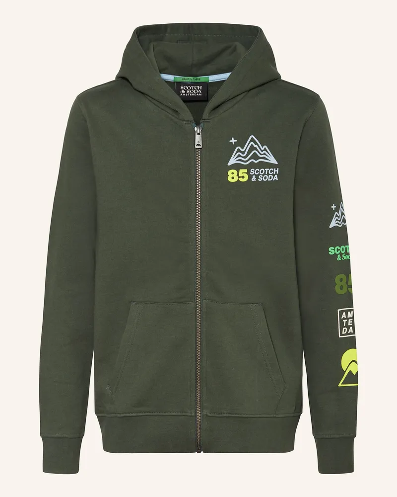 Scotch&Soda Sweatjacke gruen Grün