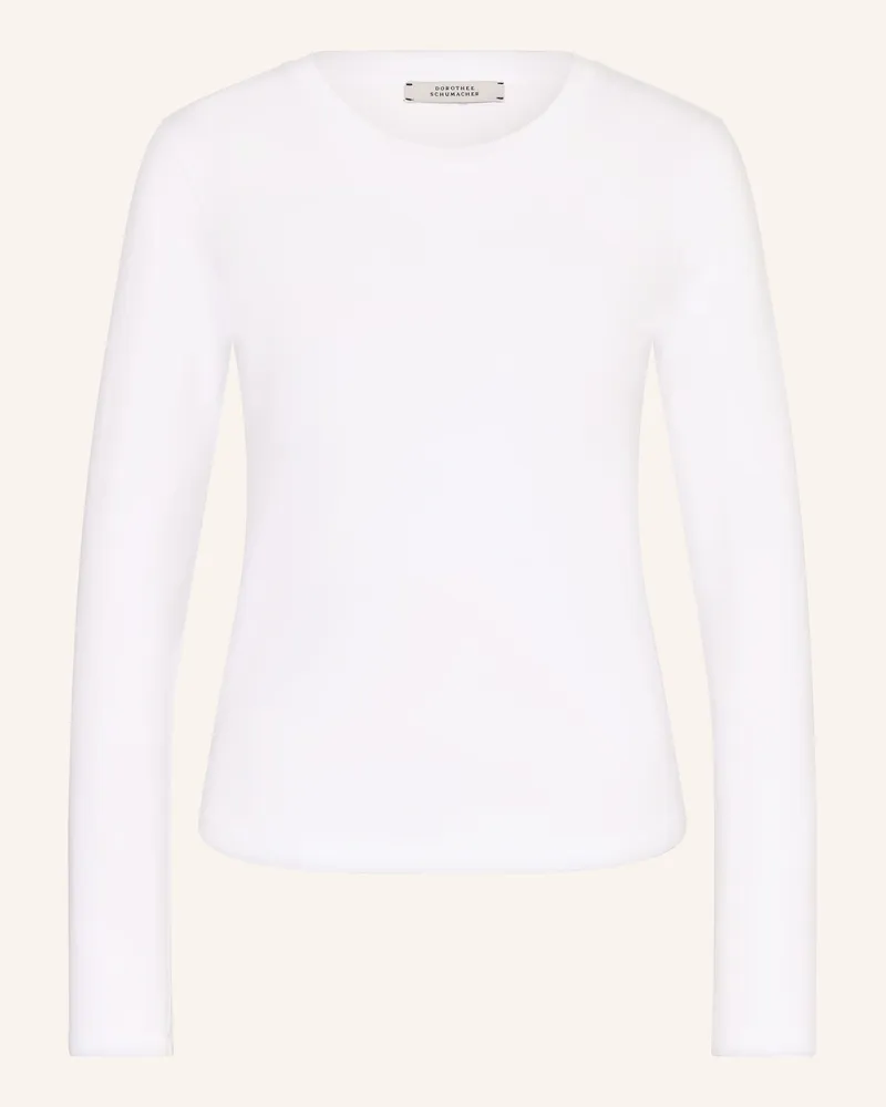 Dorothee Schumacher Longsleeve ALL TIME FAVORITES Weiss
