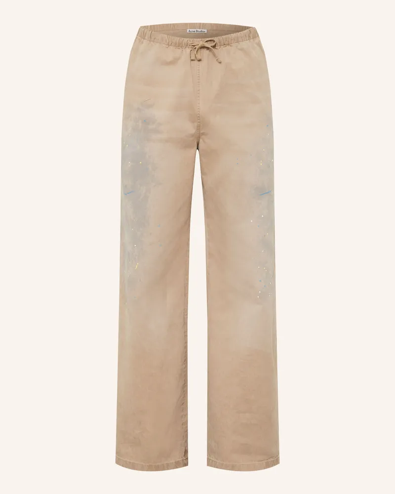 Acne Studios Hose Regular Fit beige Beige